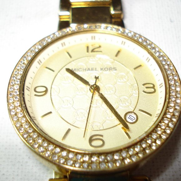 MK5430 GORGEOUS 1/1 LADIES MICHAEL KORS HIGH END 3 DIALS DIAMOND WATCH RTL $355 main image 5